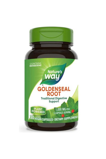 Goldenseal Root Natures Way, 570mg, 30 Capsule,