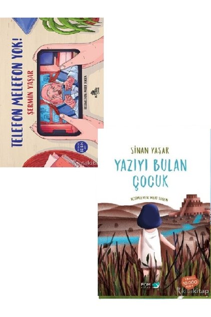 Telefon Melefon Yok Yazıyı Bulan Çocuk Şermin Yaşar 2 KİTAP