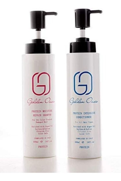 Daily Hair Care Set for Post-Protein and Keratin - Shampoo 400ml and Conditioner 400ml