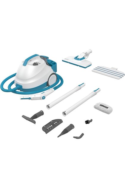 BLACK+DECKER Pressurized Steam Cleaner, 2000W, 4 Bar Pressure, 1.2L Tank