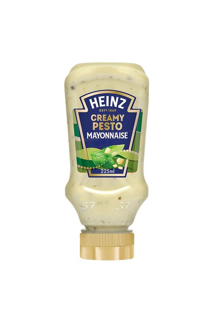 Creamy Pesto Mayonnaise Top-Down Squeeze Bottle 225 mlTaste with Basil and Garlic Blend
