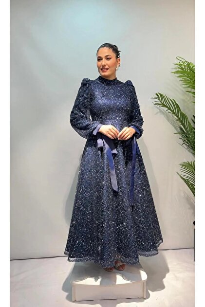 open lace back dress Maroon Modest Caftan Dress Hijab Clothing Long Sleeve Muslim Party Gow –  Sultan Dress main image 1