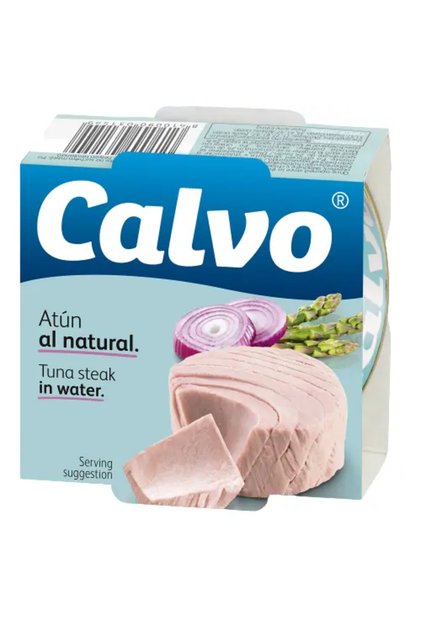 Ton în sos natural bucăți Calvo, 160g