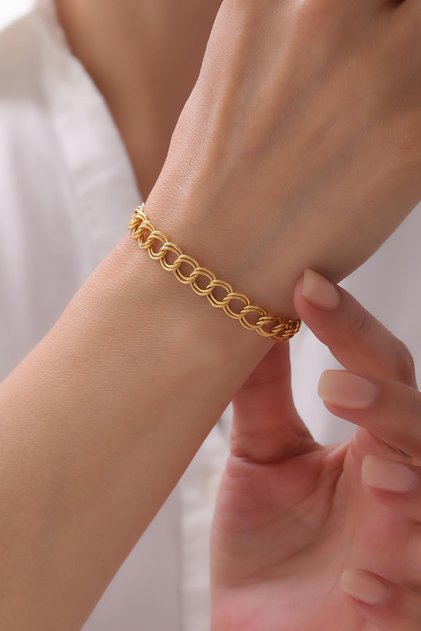 22 Ayar Samanyolu Altın Bileklik (0.8 mm)