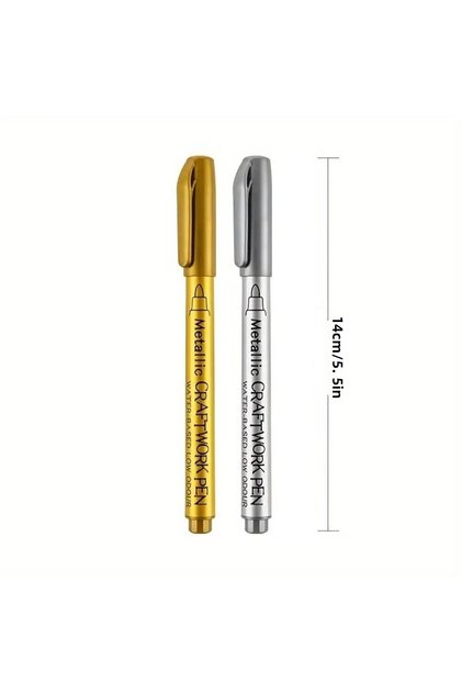 Metallic Marker Calligraphy, Dispenser, Styler, Ad 2Pcs