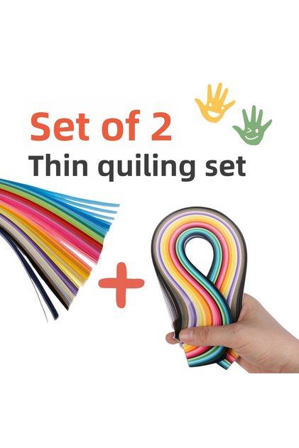 Fine Quling Set - 2 Pcs Paper Folding and Curling Art