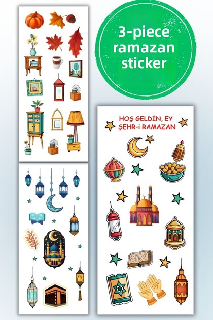 3'L Ramadan/Religious/Islamic Themed Sticker Set Bullet Journal Sticker / Notebook / Agenda / Decal