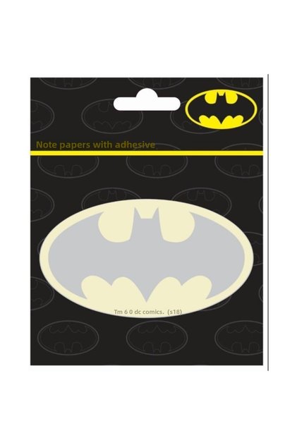 Batman Shaped Adhesive Note Paper 50 Sheets (2 Pieces)