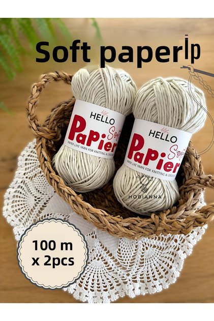 Hello Soft Paper Snururi din hârtie moale Nr:01 - 2 bucăți