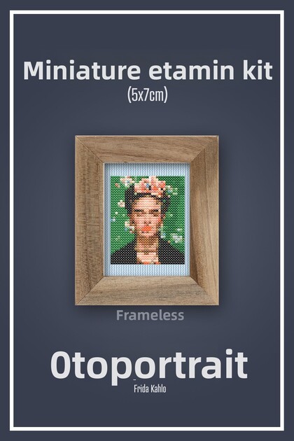 Dmc Muline Frameless Miniature Etamine Kit 10x10cm