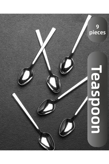 6 Pieces Steel Lux Teaspoon W-6lite-classic