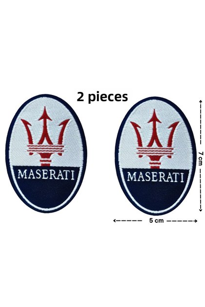 Iron-Stick "Maserati" Logo Woven Rigging/Patch