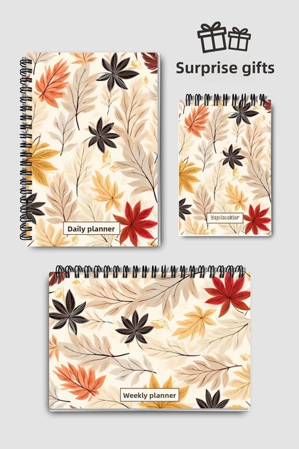 Planning Set of 3, Daily Planner, Weekly Planner, To-Do List, Academic Agenda