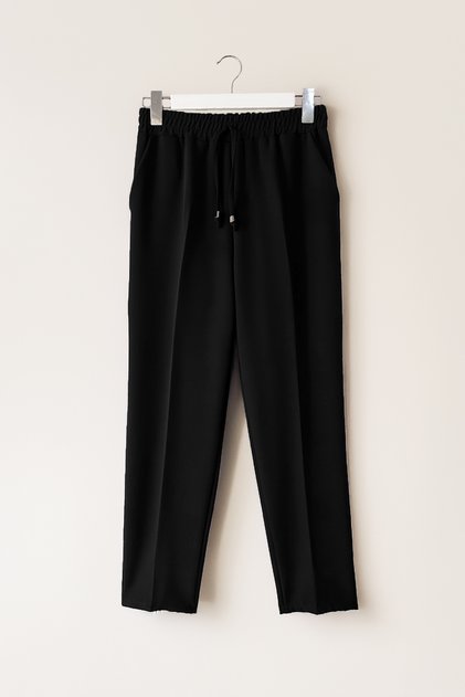 Cepli Dar Paça Pantolon - Siyah