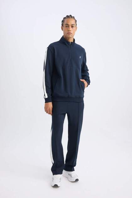 Sporcu Jogger Eşofman Altı Standart Fit Standart Paça Beli Lastikli Cepli D1957AX24AU