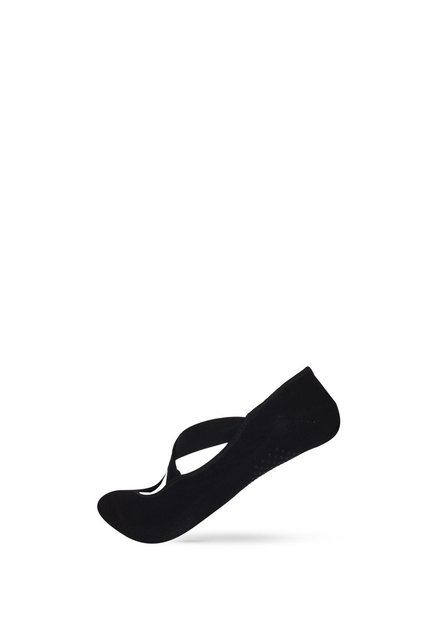 Black Children's Yoga Socks - Asta Glitter and Invisible