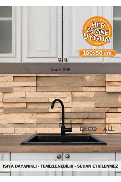6 Code ADHESIVE PATTERNED FOIL COVERING FOR WALL CABINET KITCHEN COUNTERTOP (50x100cm)