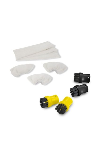 Karcher SC Serisi ile Uyumlu Aksesuar Seti - Mikrofiber Bez - Mini Fırça Seti