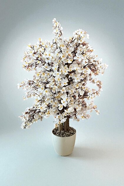 YAPAY ÇİÇEKÇİNİZ Yoğun Yapraklı 60 cm Yapay Sakura Bahar Dalı
