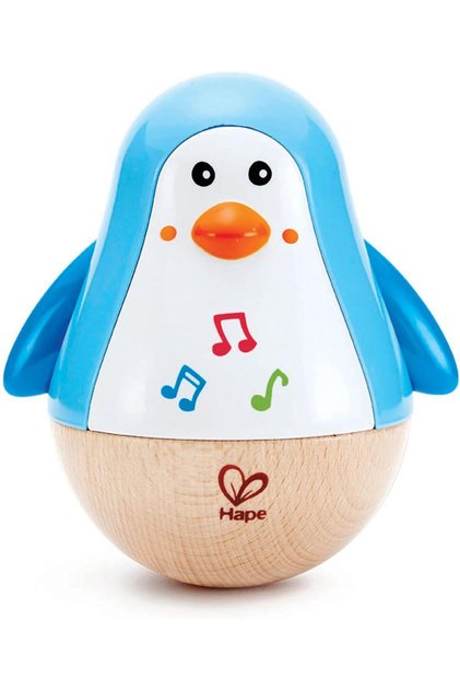 Penguin Musical Wobbler | Colorful Wobbling Melody Penguin Toy for Kids 6 Months+, Tinkling Sound