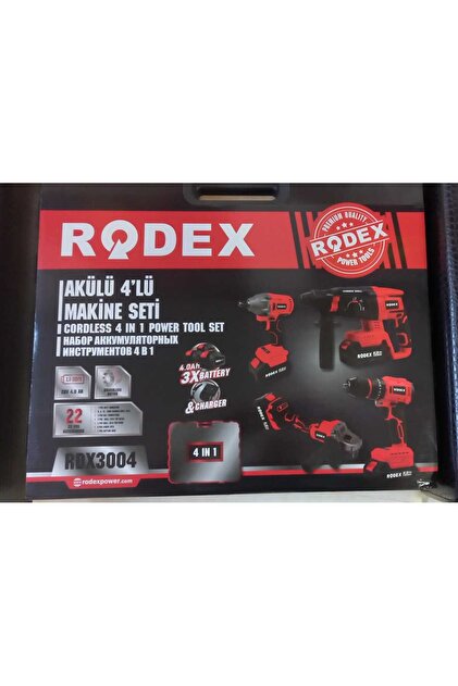Rodex Akülü 4'lü Makine Seti - Fiyatı, Yorumları