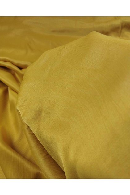 Satin Viscose in Dark Yellow Color (Width 140 cm X Length 280 cm)