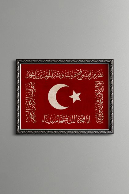 Ottoman Conquest Shield - Vintage Patterned Frame