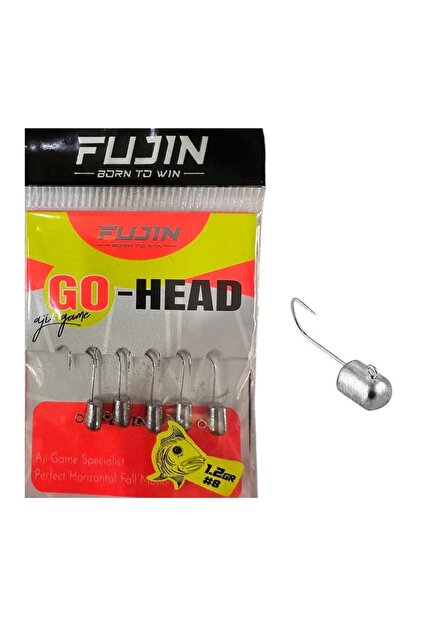 トイガン FujiFuji Fujin Go-Head Aji Game Jighead Zoka 8 No 1.2gr 5 Adet - Fiyatı
