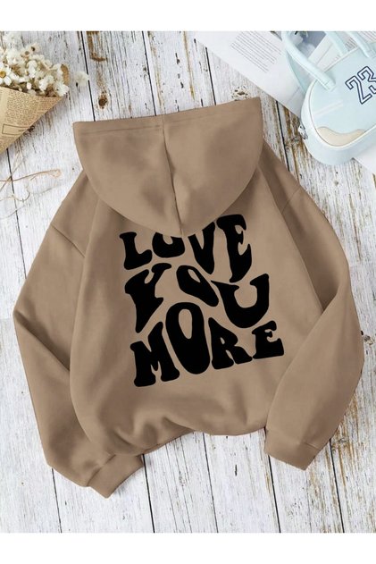 Unisex Men/Women Colorful You Custom Printed Cotton Oversize Hooded Sweatshirt
