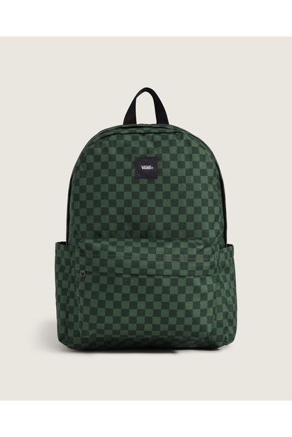 Old Skool Grom Check Backpack Teenager Πράσινο σακίδιο πλάτης Vn000j3ken61