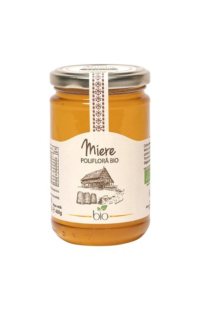 Miere Poliflora Bio Apisrom, 400g