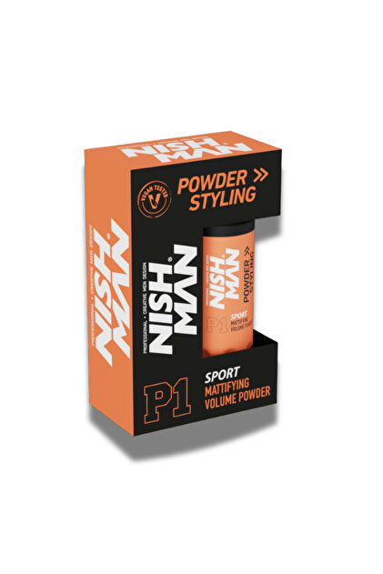 NISHMAN Saç Şekillendirici Toz Wax P1 Sport / Oynanabilir Yapı