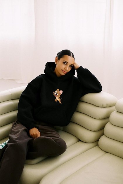 3 Yarn Combed Cotton Printed Sweatshirt