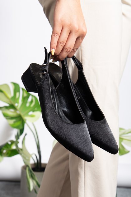 Women's Adjustable Back Comfortable Fit Lightweight Heeled Shoes (Including Special Large Size 41/42/43)