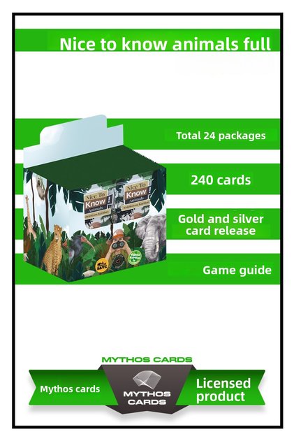 Nice to Know! Animals Collection Cards - Full Box