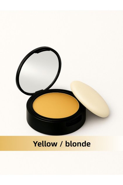 Yellow/Blonde Hair Beard Concealer Plumping Topical Powder 14 Gr