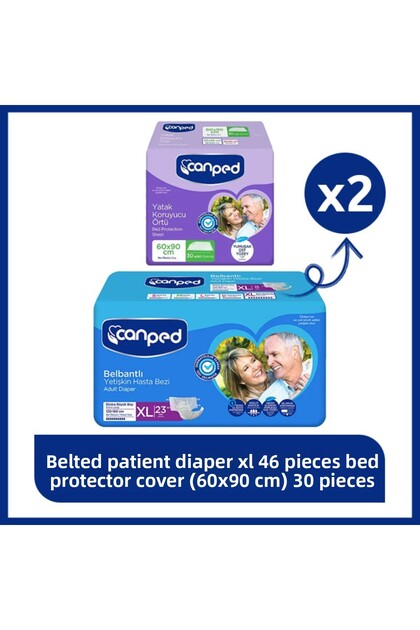 XL Care Package – 23 Patient Diapers + 30 Mattress Protectors