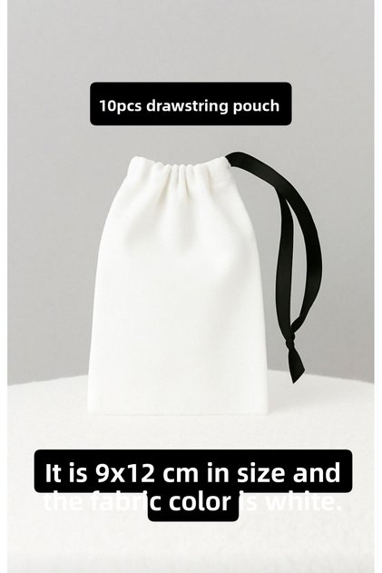 Tight Raw Cloth Natural 9×12 cm 10 Pieces Cloth Bag - Wedding Engagement Gift Multi-Purpose Cloth Bag