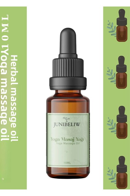 Yoga Massage Oil Face Yoga Natural Oil Face Yoga in 10 ml Glass Bottle (Yoga Oil)