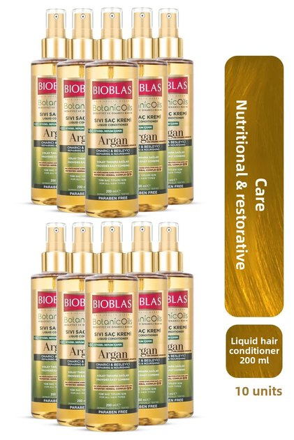 Botanic Oils Argan Oil Liquid Hair Conditioner 200 ml Repairing Care Cream 10X200 ml
