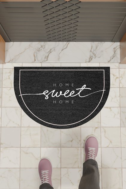 1Modern Digital Doormat Black Home Sweet Home Doormat - Front Door Mat