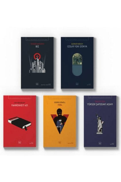 Distopya Seti (Fahrenheit 451, Cesur Yeni Dünya, Yüksek Şatodaki Adam, 1984, Biz) / 9786052656112