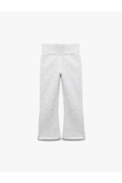 Beli Lastikli Şardonlu Basic İspanyol Paça Pantolon