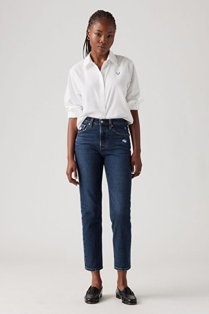 Levi's 501 Crop Local Tr Salsa T3 Authentic Koyu Mavi Kadın Jean