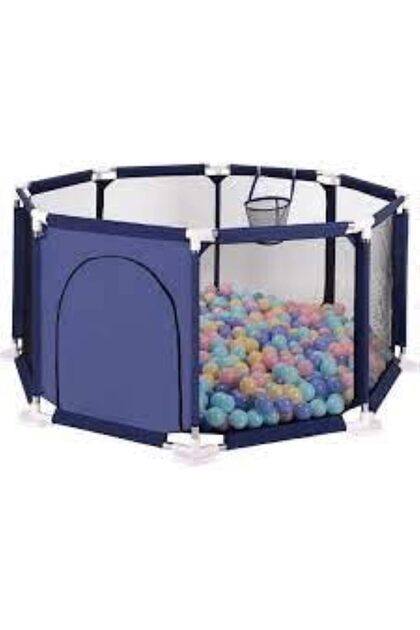 Baby Playpen, Portable Play Yard Fence for Babies and Toddlers, Sturdy Infant Activity Center with A
