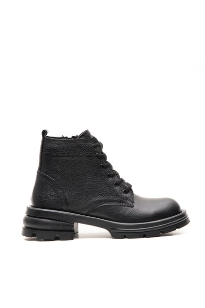 Genuine Leather Rubber Non-Slip Sole Women's Boots