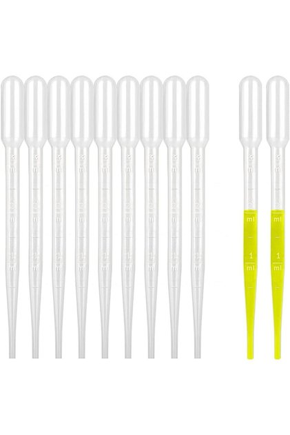 Epoksi Damlalık Pipet Seti 5adet / Pastör Pipet 3ml/ Likit Dolum Pipeti /