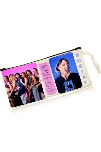 Manifest Group Zeynep Oktay Designed Cloth Wicker Makeup Bag, Pen Holder, Accessories