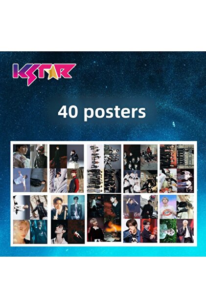 KSTAR Enhypen Promo Album - Kpop Poster, Sticker and Photo Card
