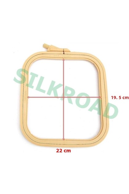 No:3 Wooden Colored Plastic Square Pulley - No: 3 (MID): 8.66 Inch X 7.68 Inch (19.5 CM X 22 CM)